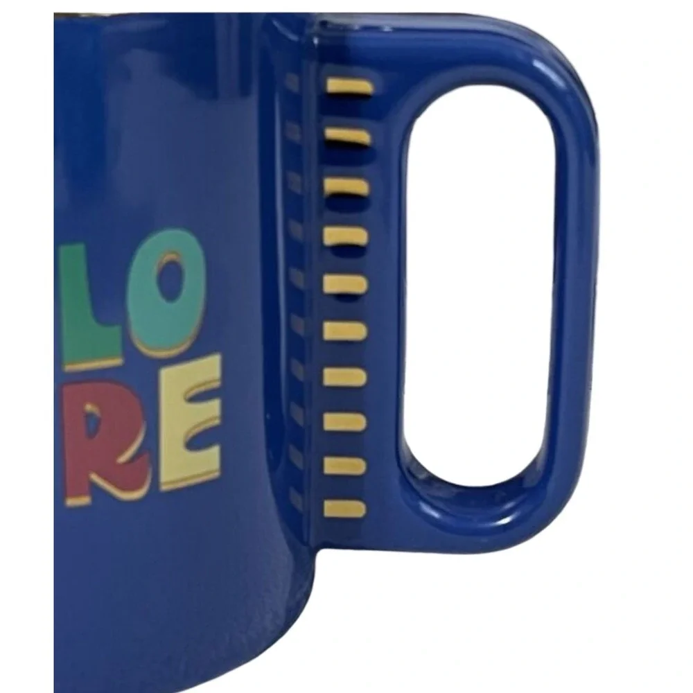 Tabitha Brown Hello There Stoneware Mug Blue